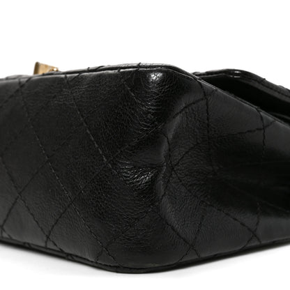 Chanel Calfskin Quilted Utensils Charms Brasserie 2.55 Reissue 225 Flap Black 10 of 10