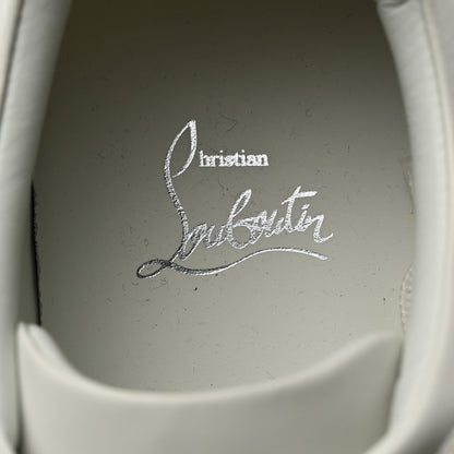 Christian Louboutin Calfskin Mens 2002SL Low Sneakers 43 White 6 of 7