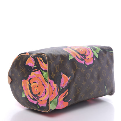 Louis Vuitton Monogram Roses Speedy 30 4 of 10