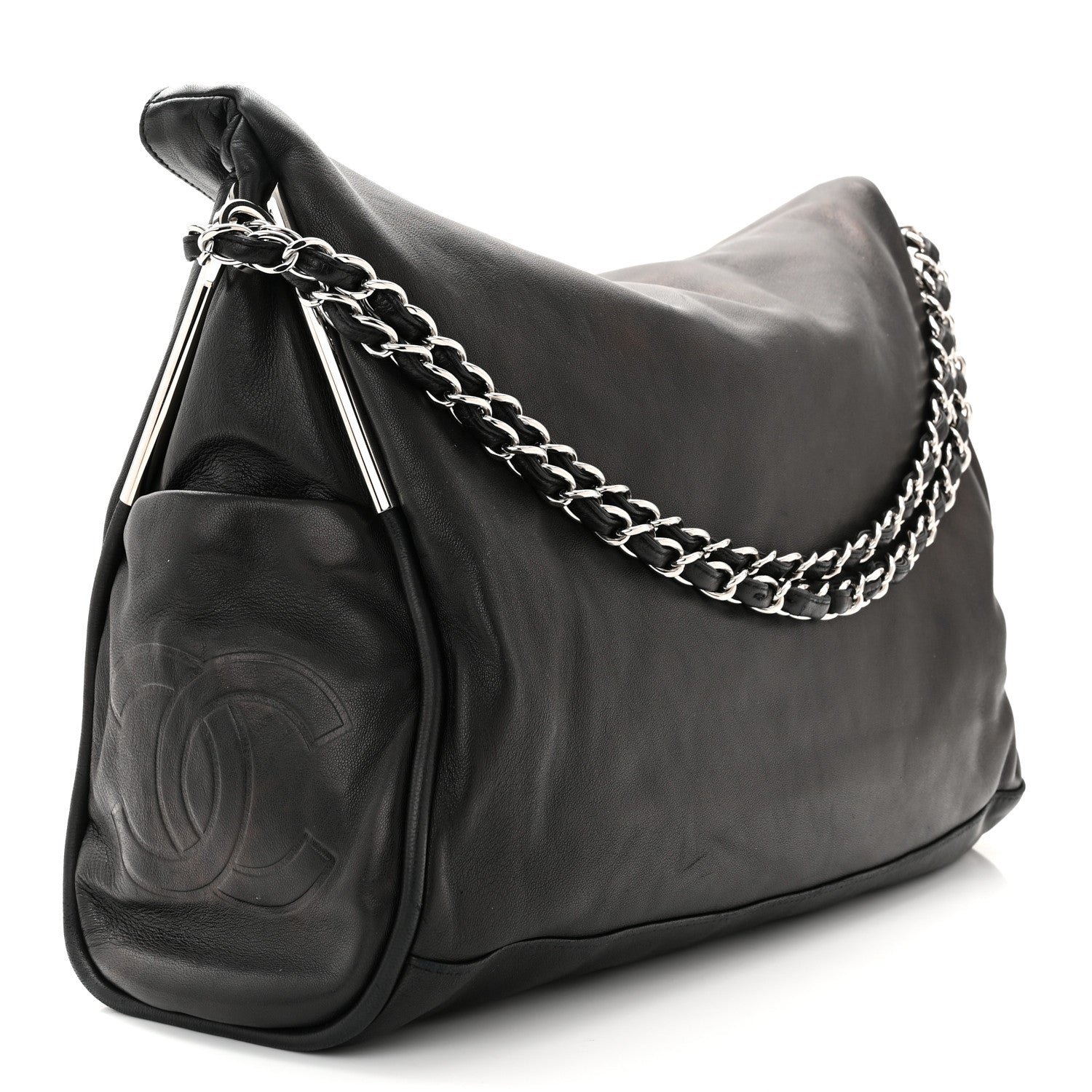 Chanel Lambskin Large Ultimate Soft Tote Black 3 of 10