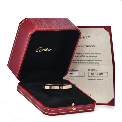 Cartier 18K Pink Gold LOVE Bracelet 16 5 of 5