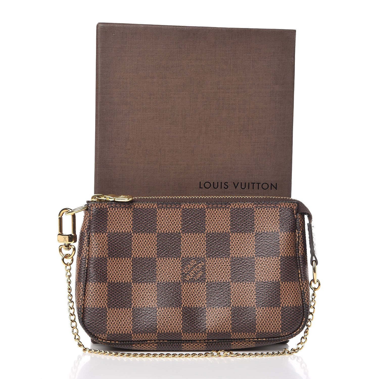 Louis Vuitton Damier Ebene Mini Pochette Accessories 7 of 7