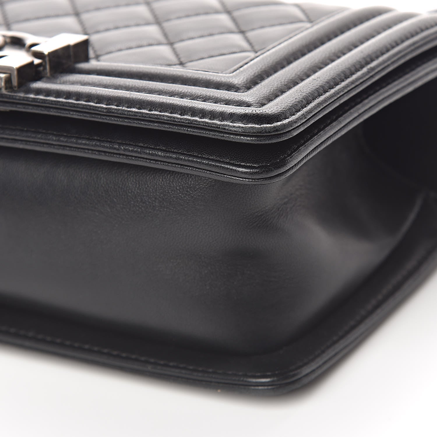 Chanel Lambskin Quilted Small Boy Flap Black 14 of 14