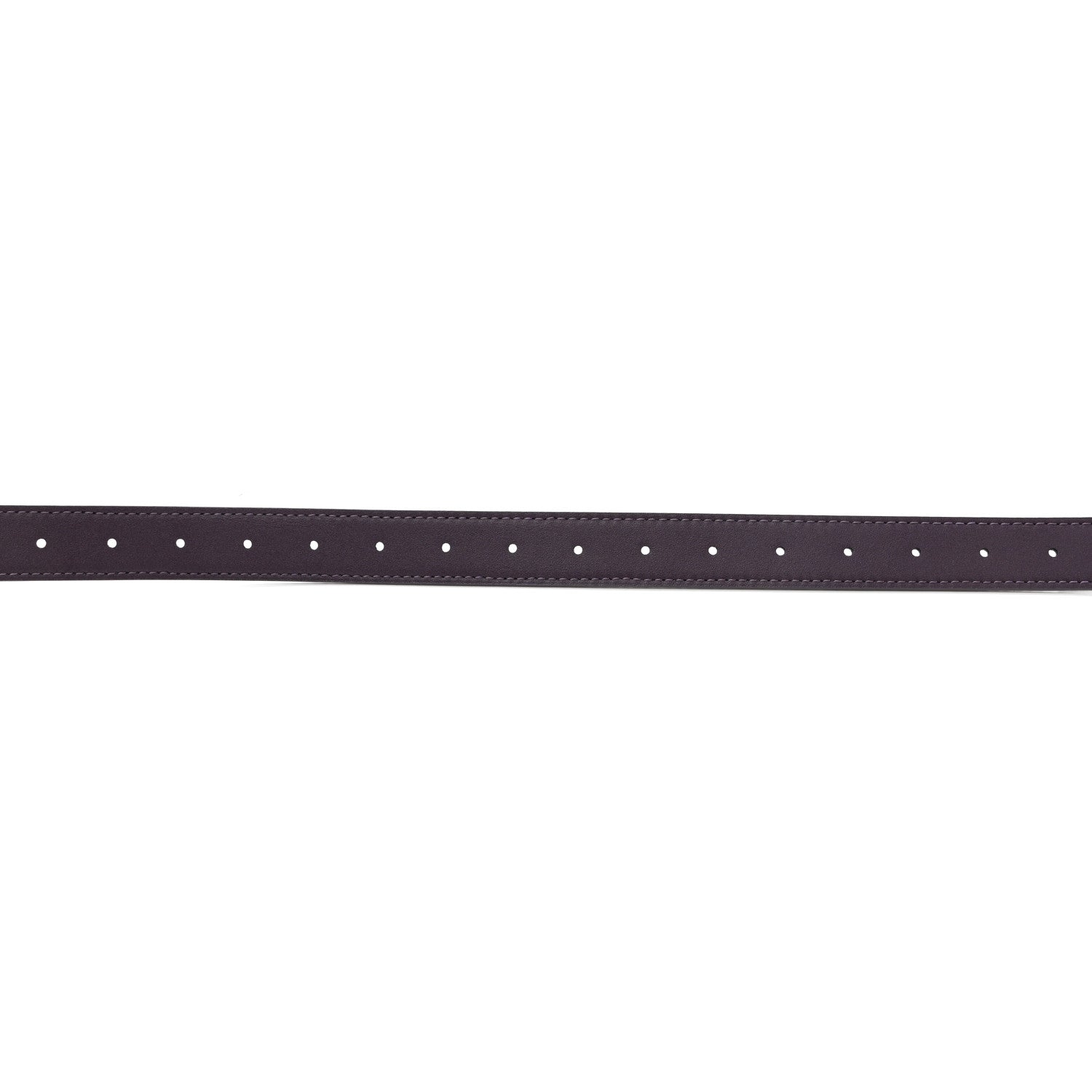Telfar Vegan Leather Logo Belt M/L Eggplant 6 of 7