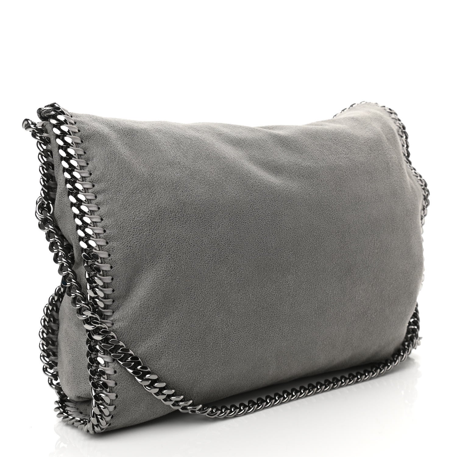 Stella McCartney Shaggy Deer Falabella Fold Over Tote Grey 2 of 8
