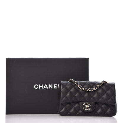 Chanel Caviar Quilted Mini Rectangular Flap Black 8 of 8