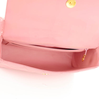 Chanel Lambskin Quilted CC Flap Pink 8 of 11