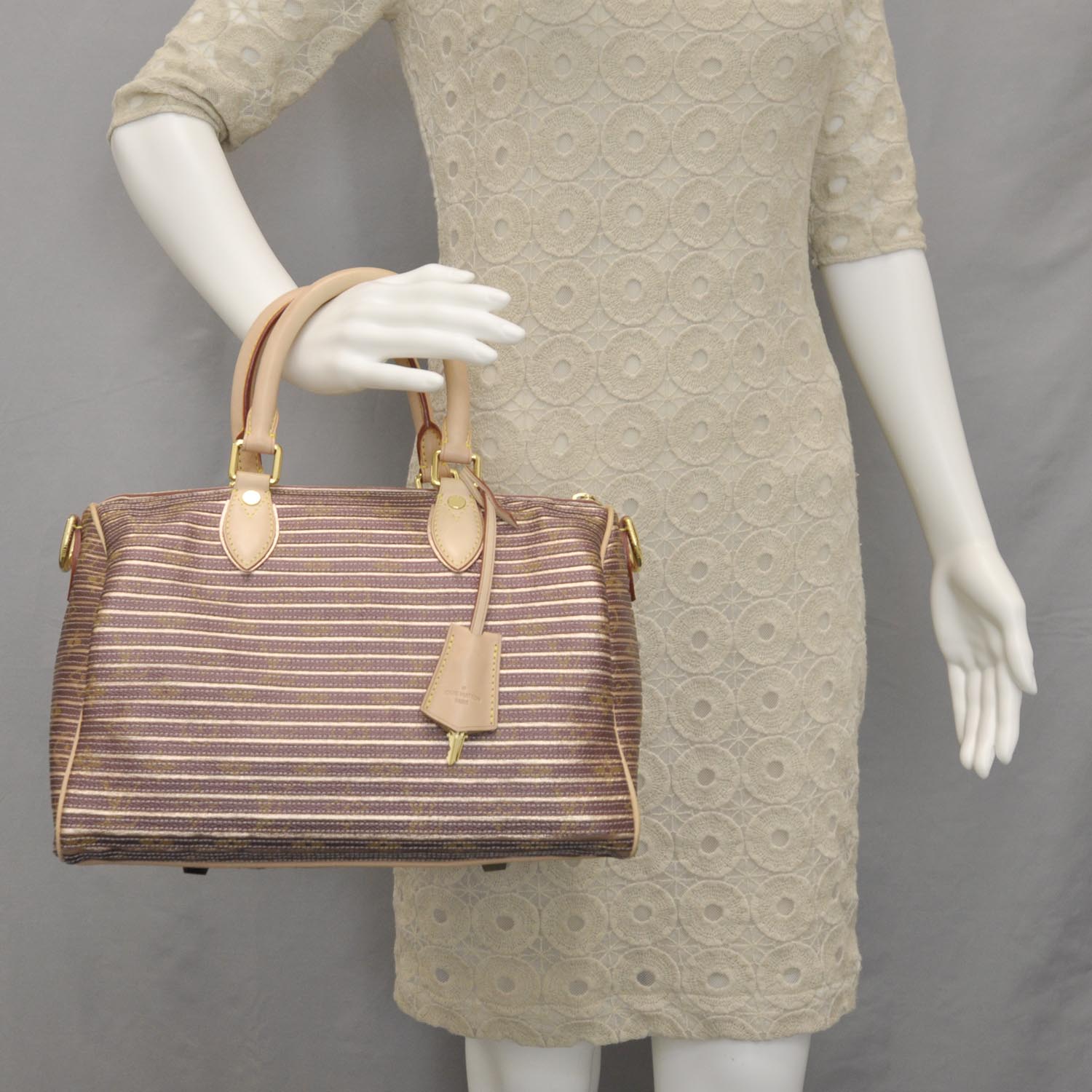 Louis Vuitton Monogram Eden Speedy Peach Peach 2 of 11