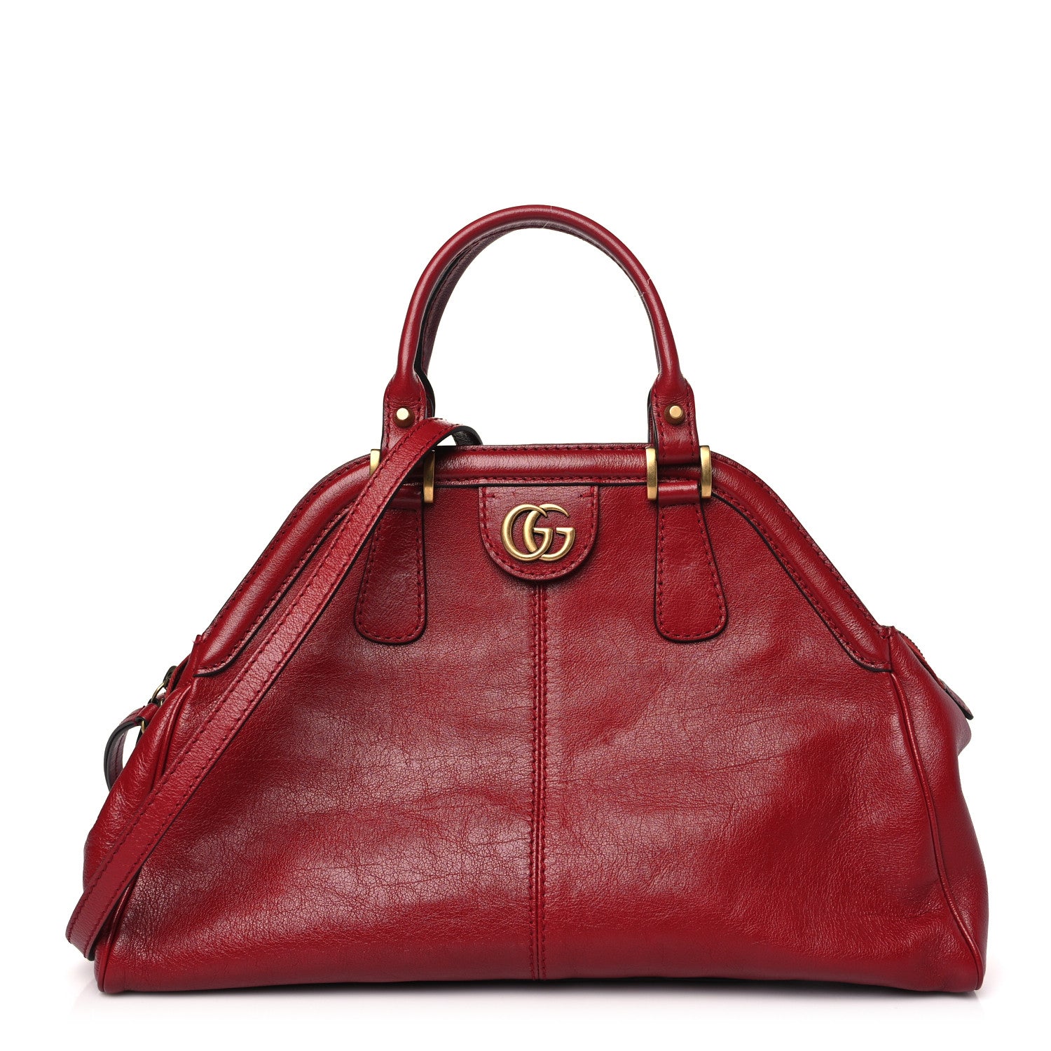 Gucci Piuma Lux Energy Medium Re(Belle) Top Handle Bag Romantic Cerise 1 of 9