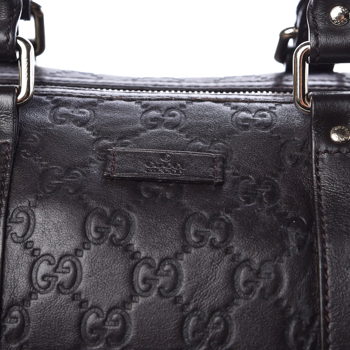 Guccissima Medium Joy Boston Dark Brown