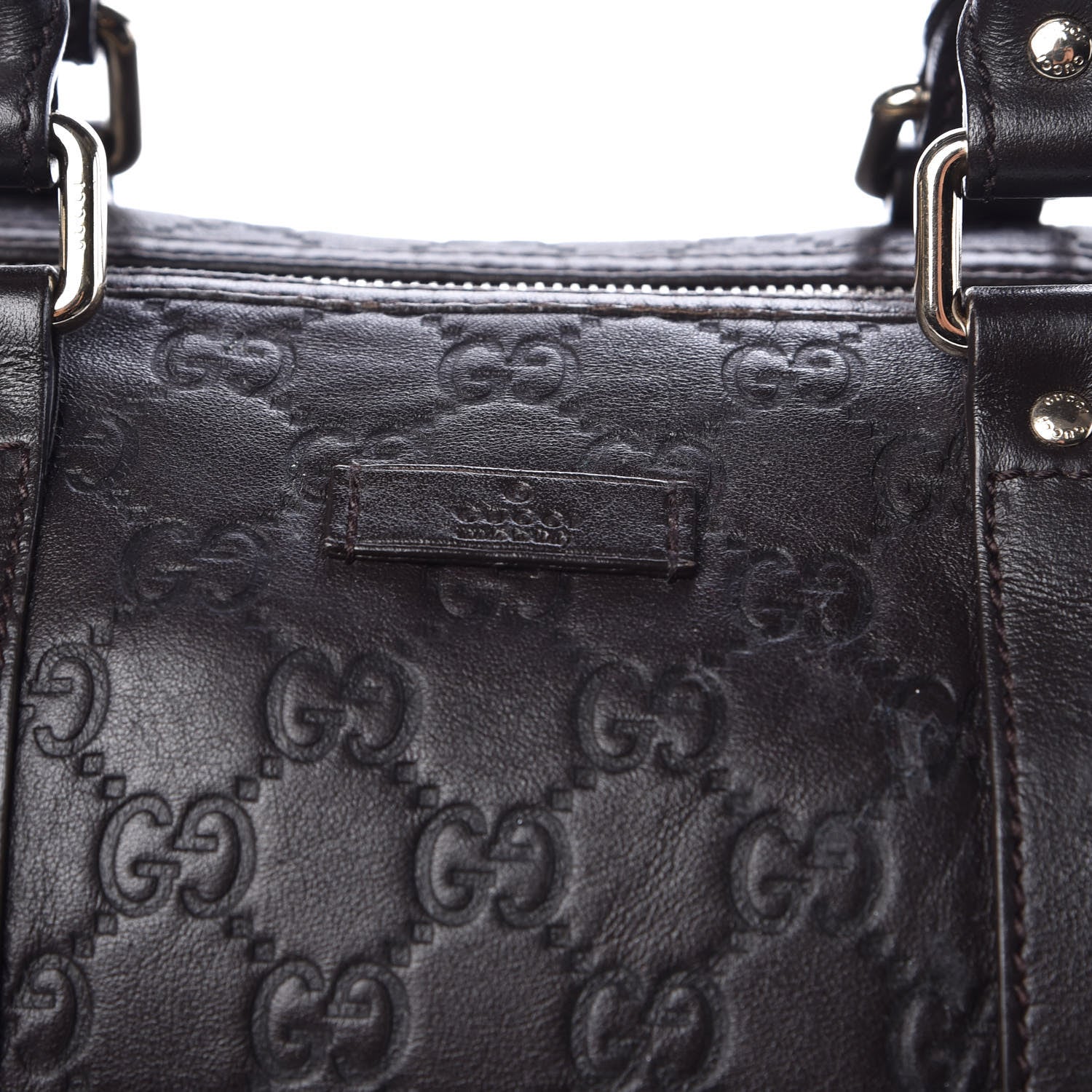 Gucci Guccissima Medium Joy Boston Dark Brown 10 of 19
