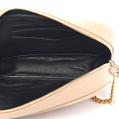Saint Laurent Grain De Poudre Matelasse Monogram Mini Lou Camera Bag New Powder 5 of 9