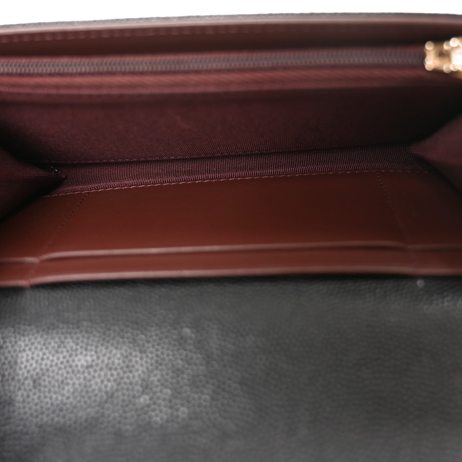 Chanel Caviar Quilted Medium Gusset Flap Wallet Black 5 of 8