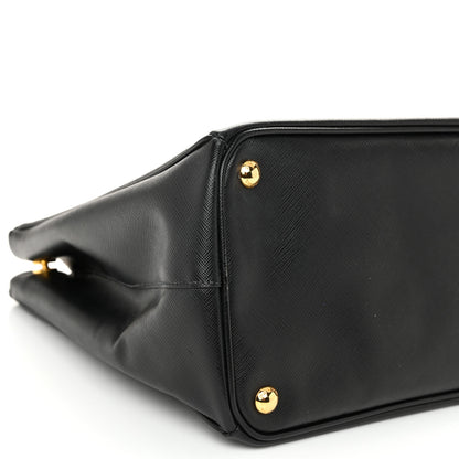 Prada Saffiano Large Galleria Double Zip Tote Black 10 of 14