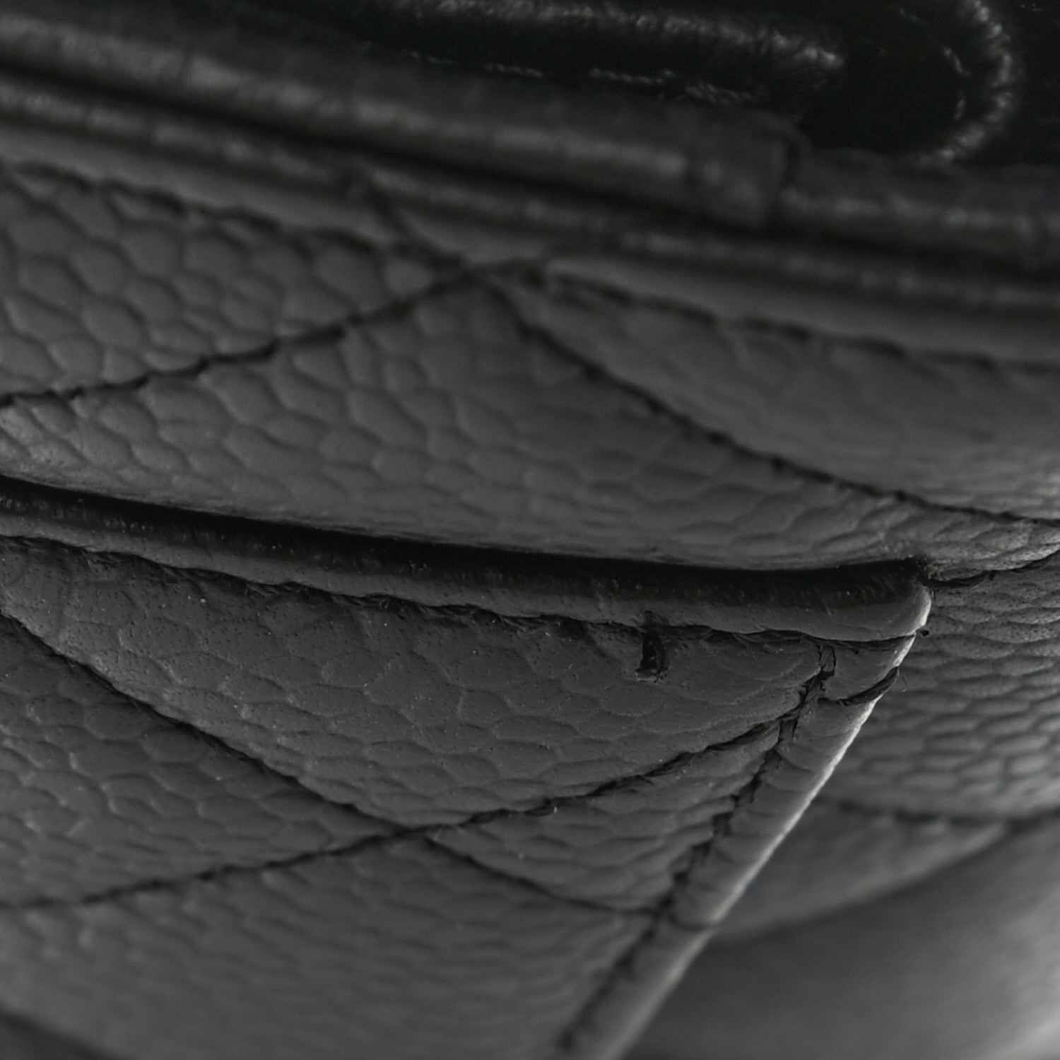 Chanel Caviar Quilted Long Flap Wallet Black 8 of 10