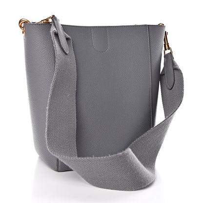 Celine Soft Grained Calfskin Small Sangle Bucket Bag Grey 3 of 9