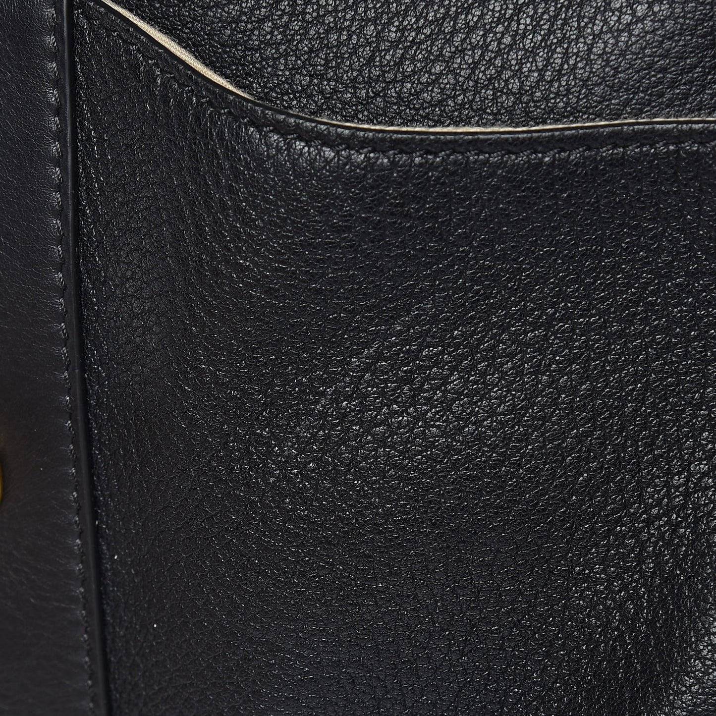 Grained Lambskin Calfskin Medium Lexa Shoulder Bag Black