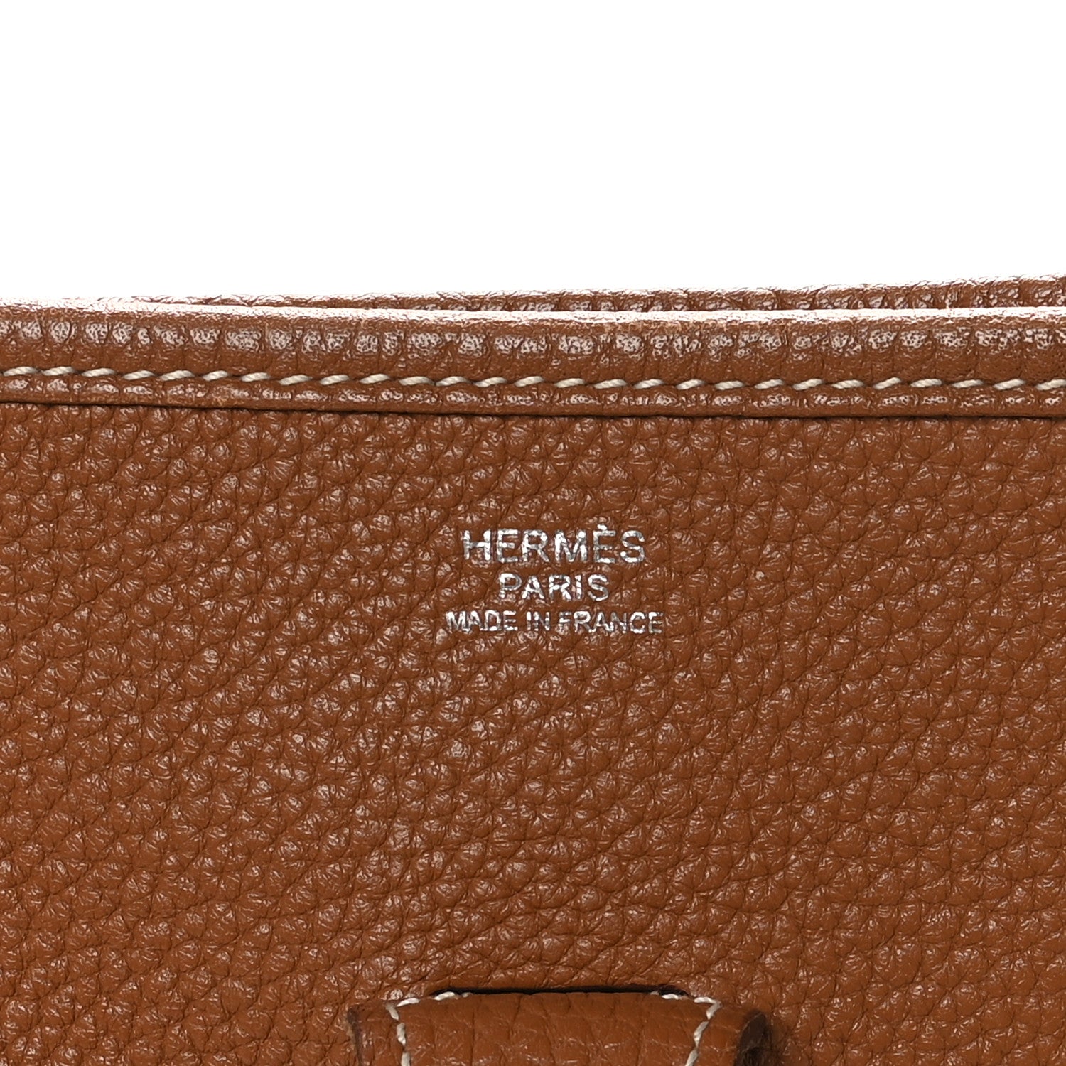 Hermes Taurillon Clemence Evelyne III GM Gold 6 of 10