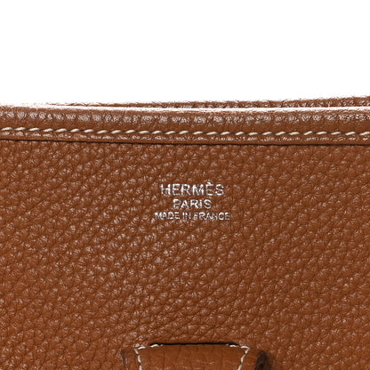Hermes Taurillon Clemence Evelyne III GM Gold 6 of 10