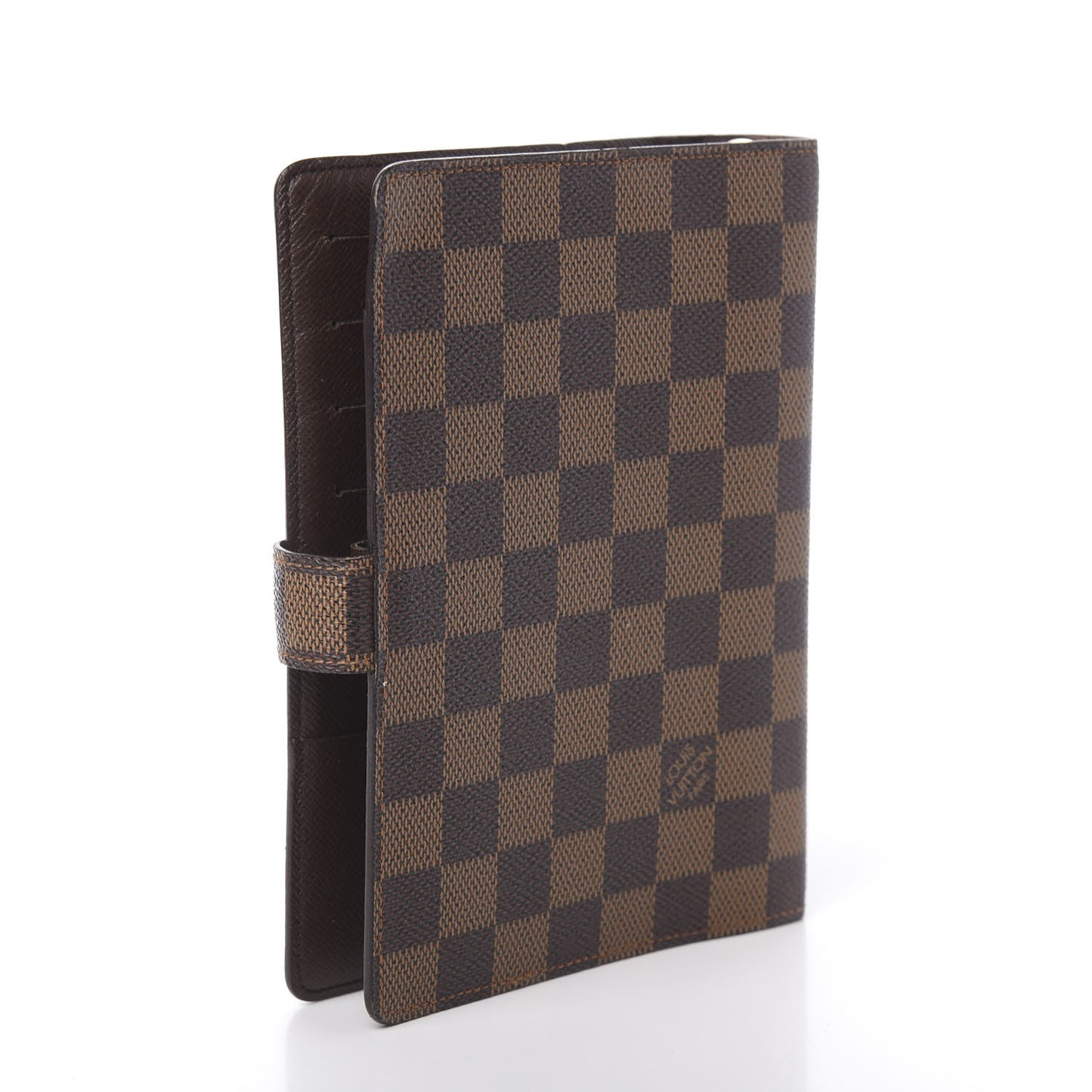 Damier Ebene Medium Ring Agenda Cover