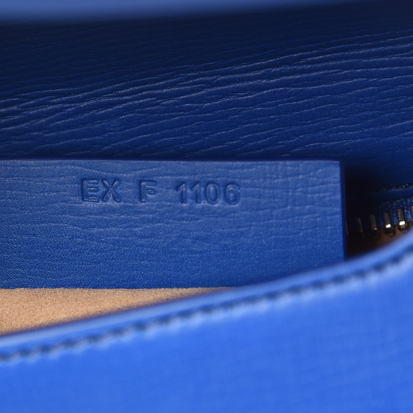 Textured Calfskin Mini Pandora Box Crossbody Bag Indigo Blue