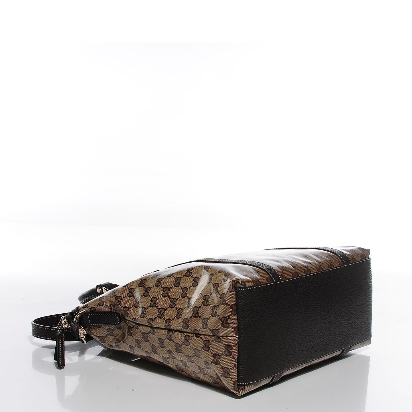 Crystal Monogram Large GG Tote Brown