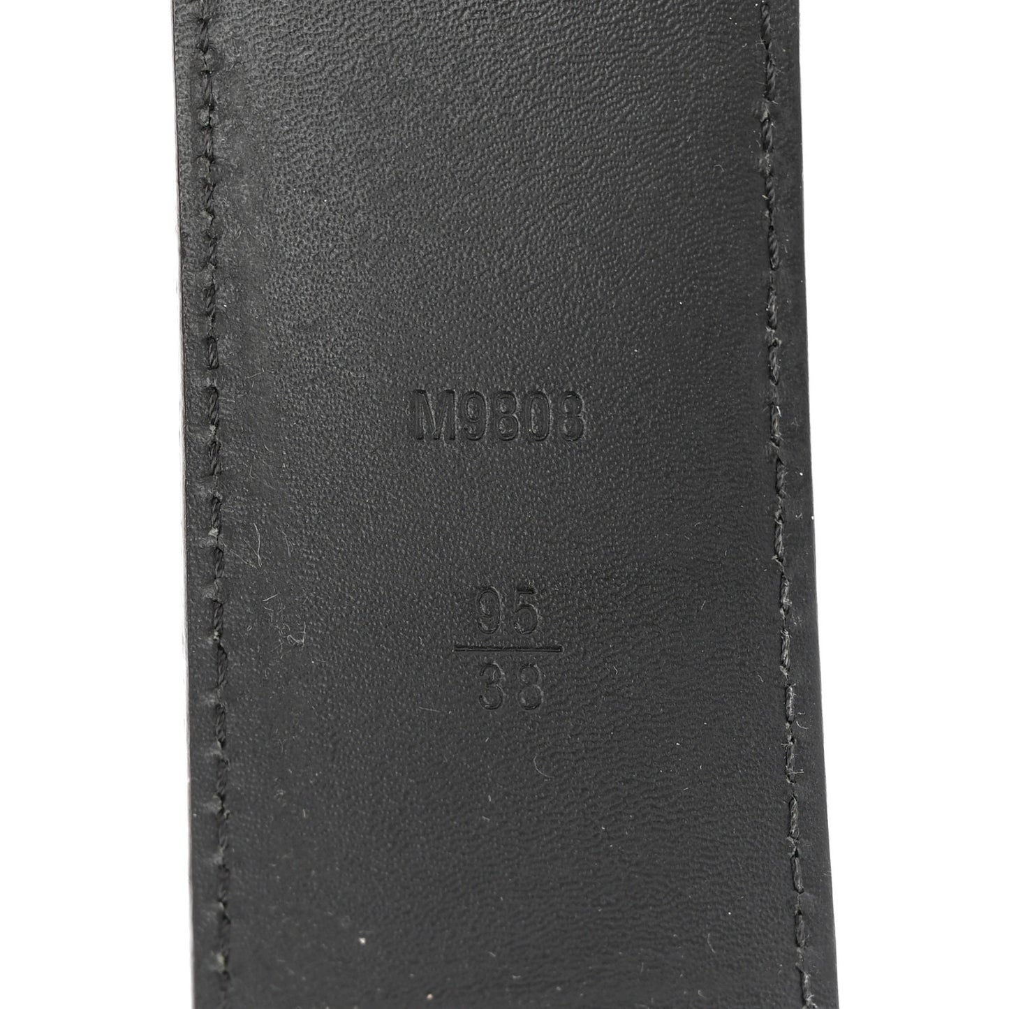 Damier Graphite 40mm LV Initiales Belt 95 38