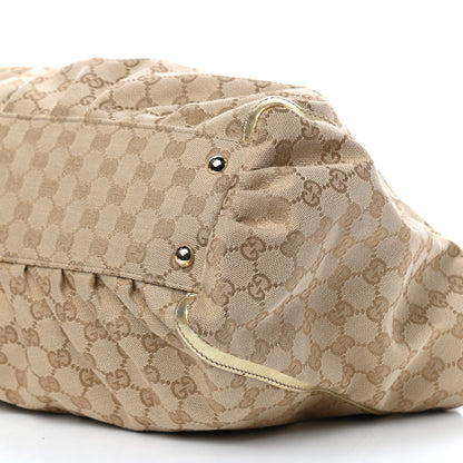 Gucci Monogram D Gold Tote Metallic Gold 12 of 12