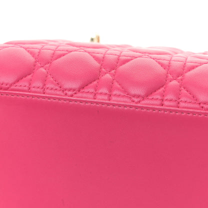 Christian Dior Lambskin Cannage Medium Lady Dior Pink 10 of 11
