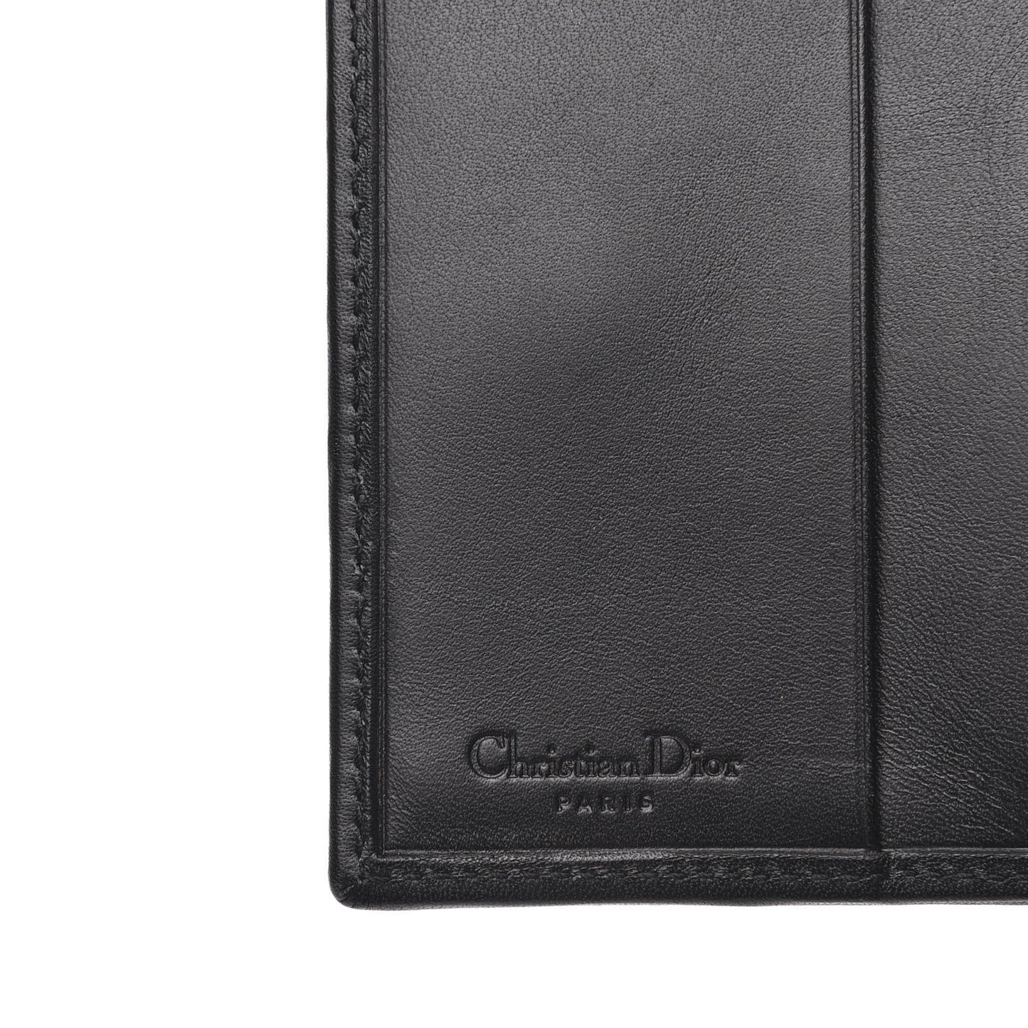 Monogram Compact Wallet Black
