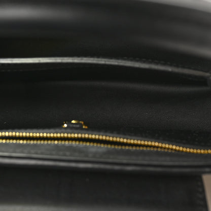 Louis Vuitton Raffia Calfskin Capucines MM Black Ecru 6 of 10
