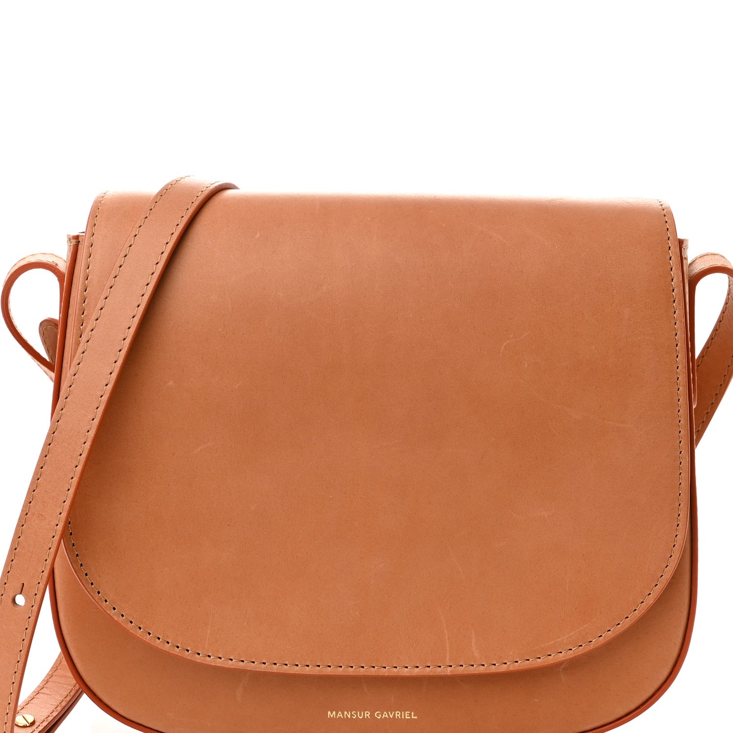 Calfskin Crossbody Bag Cammello