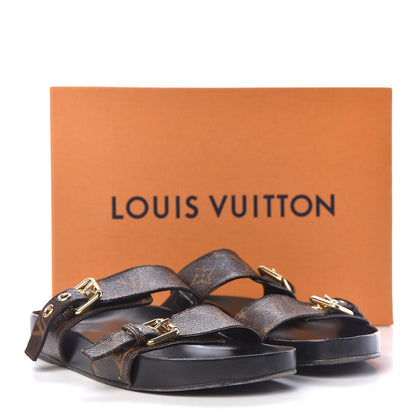 Louis Vuitton Monogram Bom Dia Mule Sandals 42 Black 12 of 12