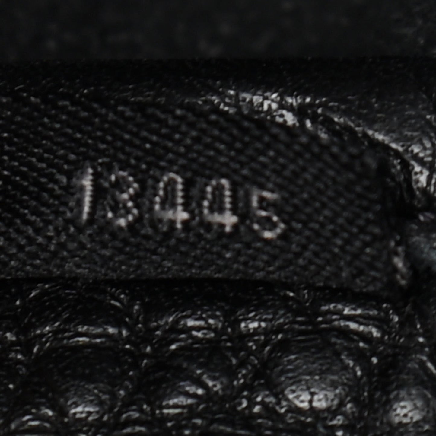 Grained Calfskin Backpack Black