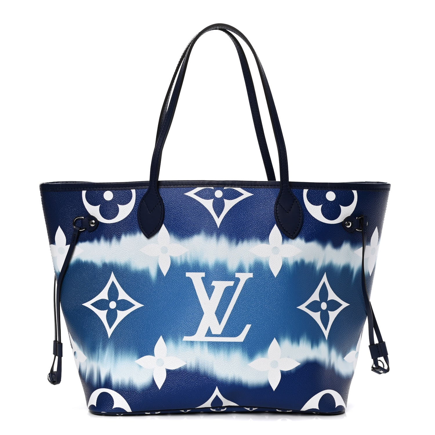 Louis Vuitton Monogram Escale Neverfull MM Blue 2 of 9