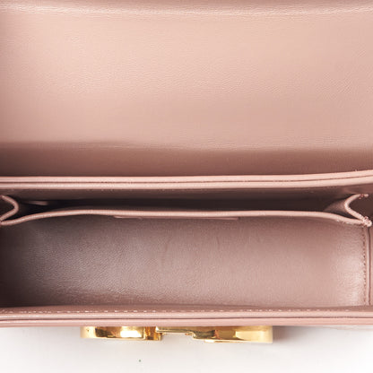 Christian Dior Crackled Lambskin 30 Montaigne Box Bag Pink 6 of 9