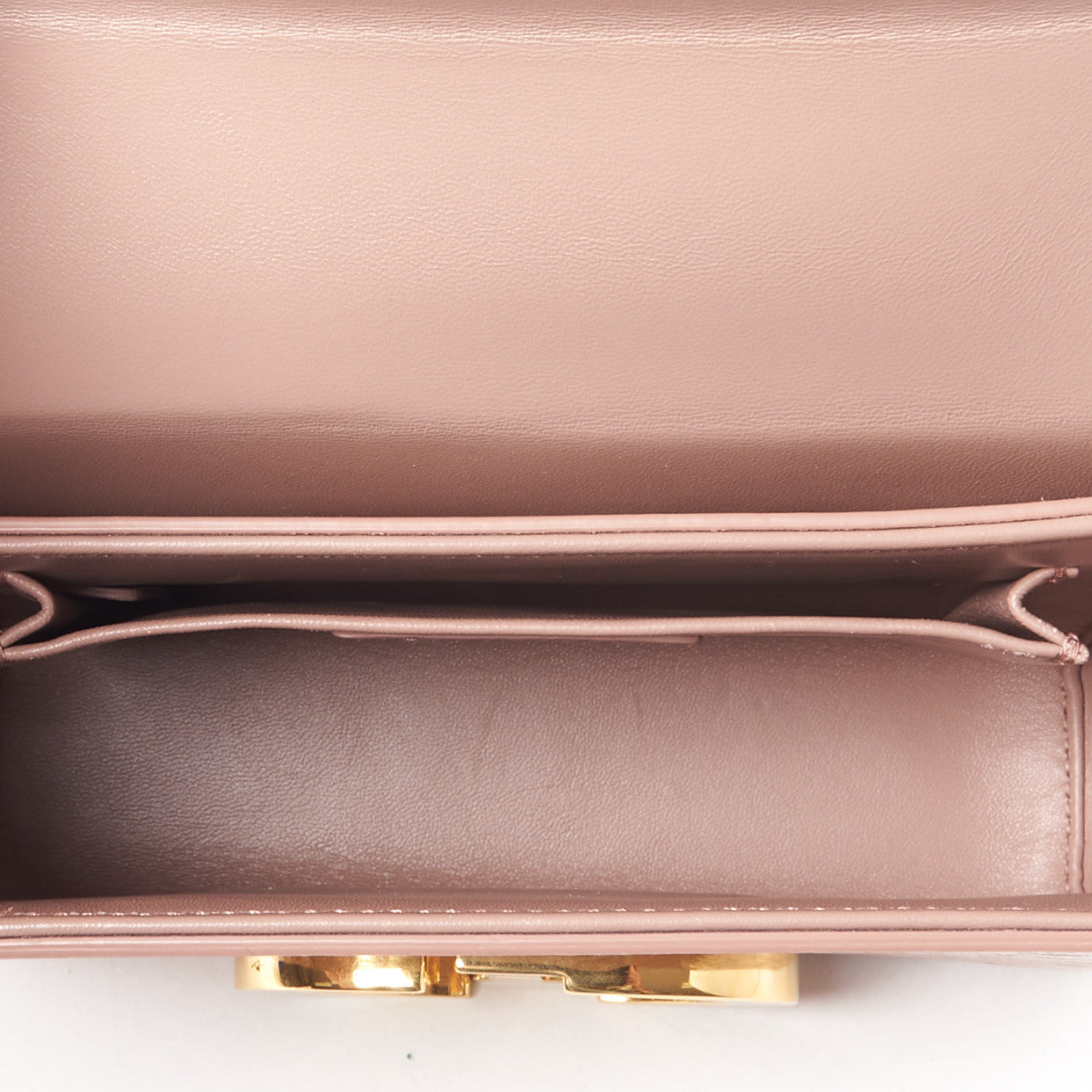 Christian Dior Crackled Lambskin 30 Montaigne Box Bag Pink 6 of 9