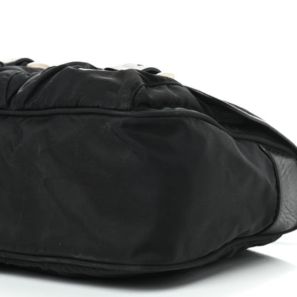 Prada Nylon Vela Messenger Bag Black 6 of 9