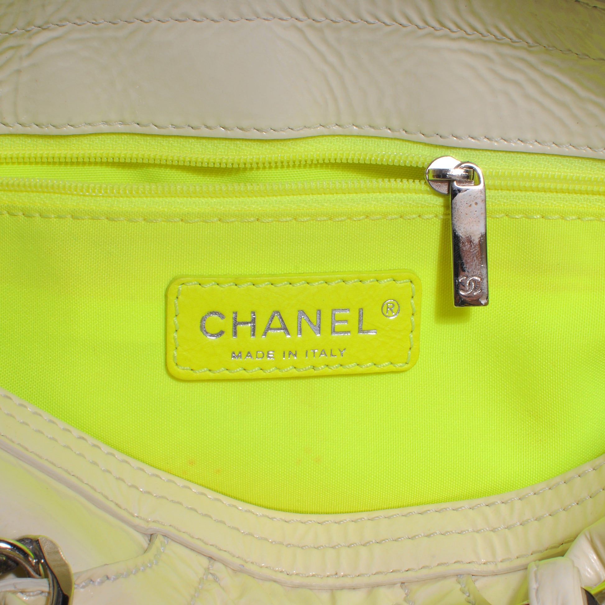 Chanel Patent Day Glo Flap Bag 6 of 8