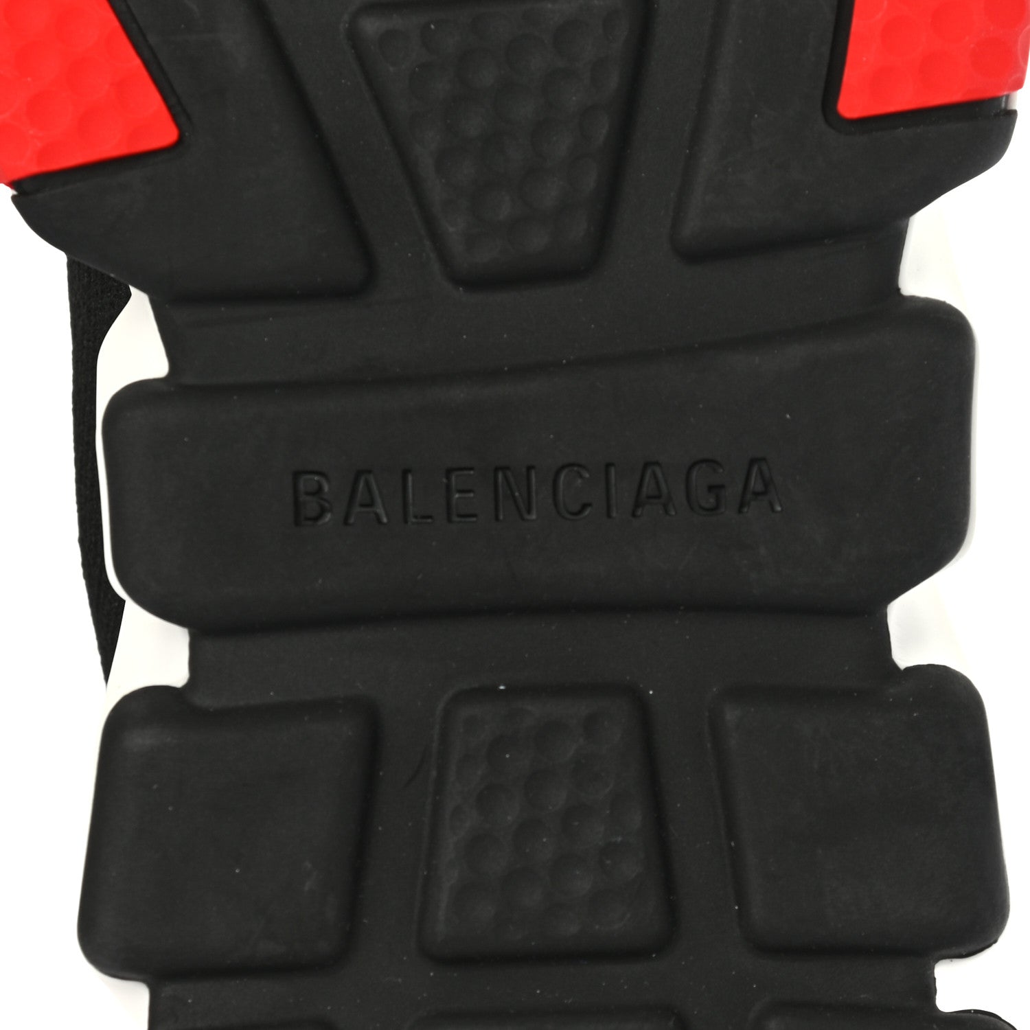 Balenciaga Neoprene Knit Womens Speed Sneakers 36 Black White Red 6 of 8