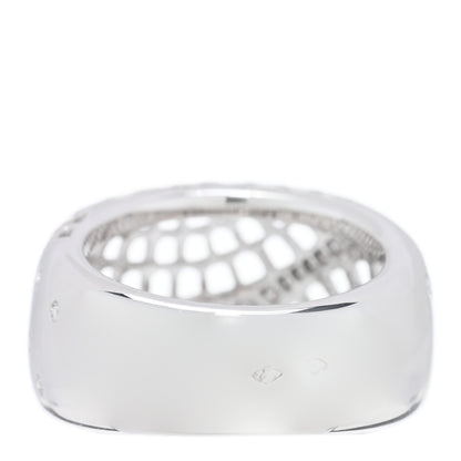 Cartier 18K White Gold Diamond Nouvelle Vague Ring 54 7 3 of 5