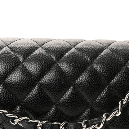 Chanel Caviar Quilted Medium Double Flap Black 8 of 10