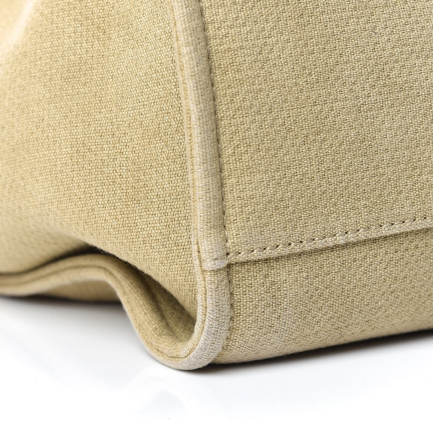 Canvas Large Deauville Tote Beige Black