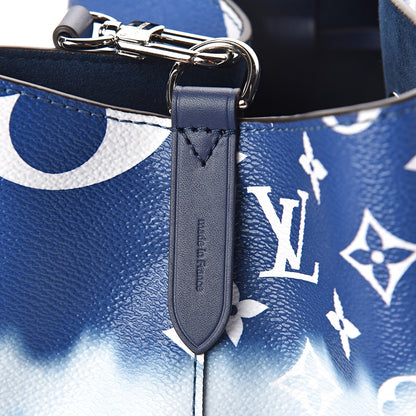 Louis Vuitton Monogram Escale Neonoe MM Blue 9 of 10