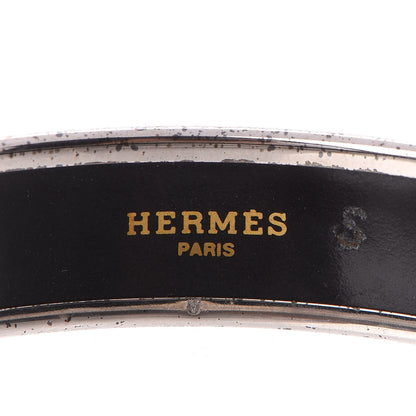 Hermes Enamel Printed Millefiori Medium Bracelet 70 Orange 4 of 4