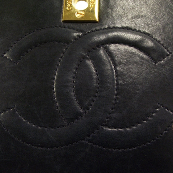 Chanel Lambskin Quilted Small Flap Navy 12 of 14