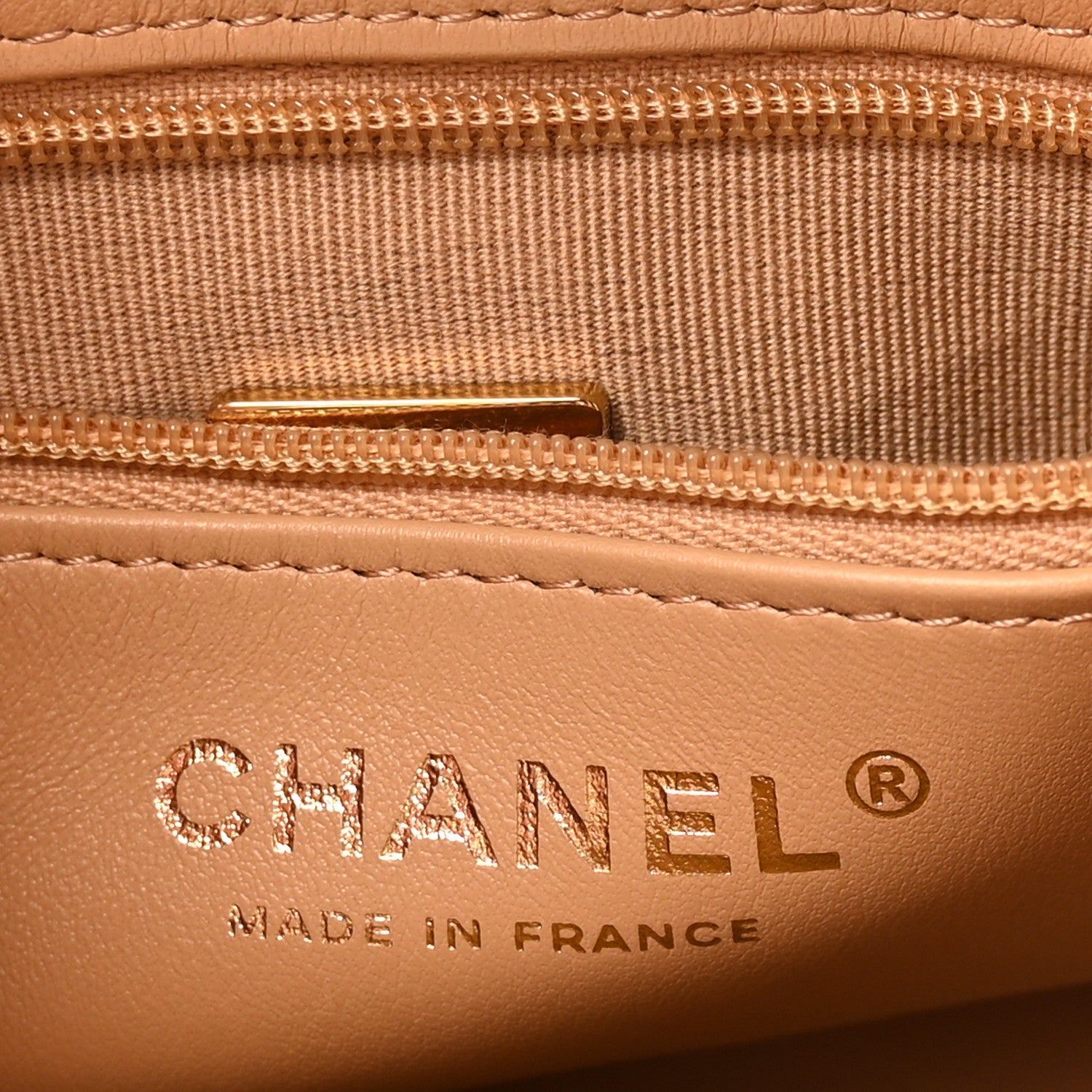 Chanel Braided Raffia Nano Kelly Flap Bag Dark Beige 6 of 10