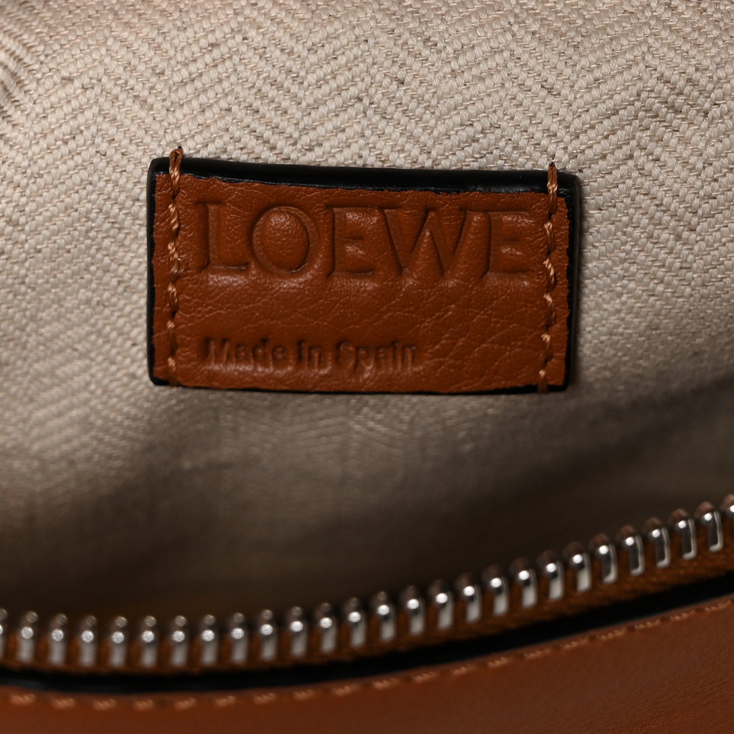 Calfskin Small Puzzle Bag Tan