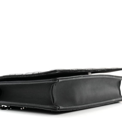 Christian Dior Ultra Matte Calfskin Cannage Lady Dior Clutch Black 11 of 14