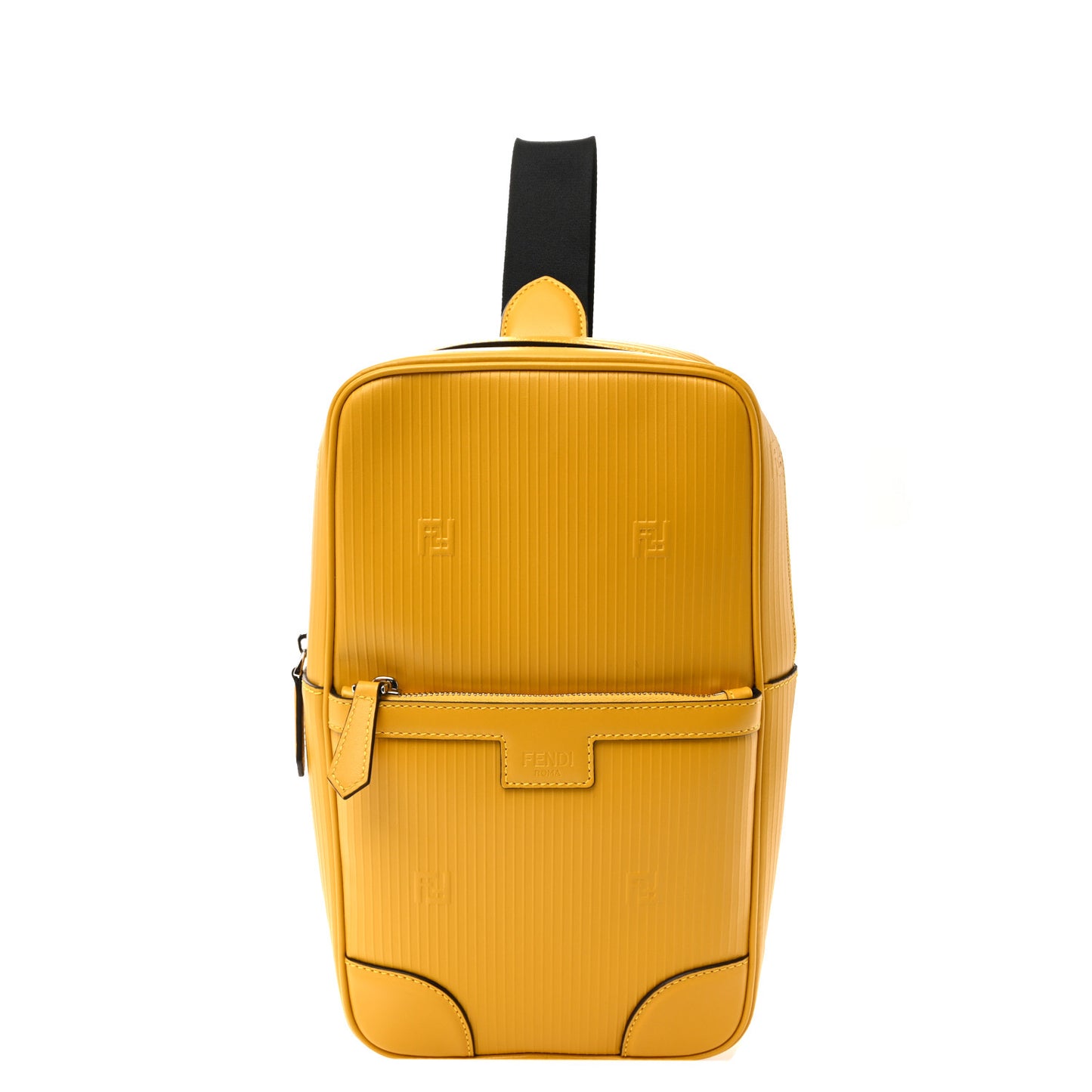 Vitello Astro Rubber Effect FF 1974 One-Shoulder Travel Backpack Sunflower